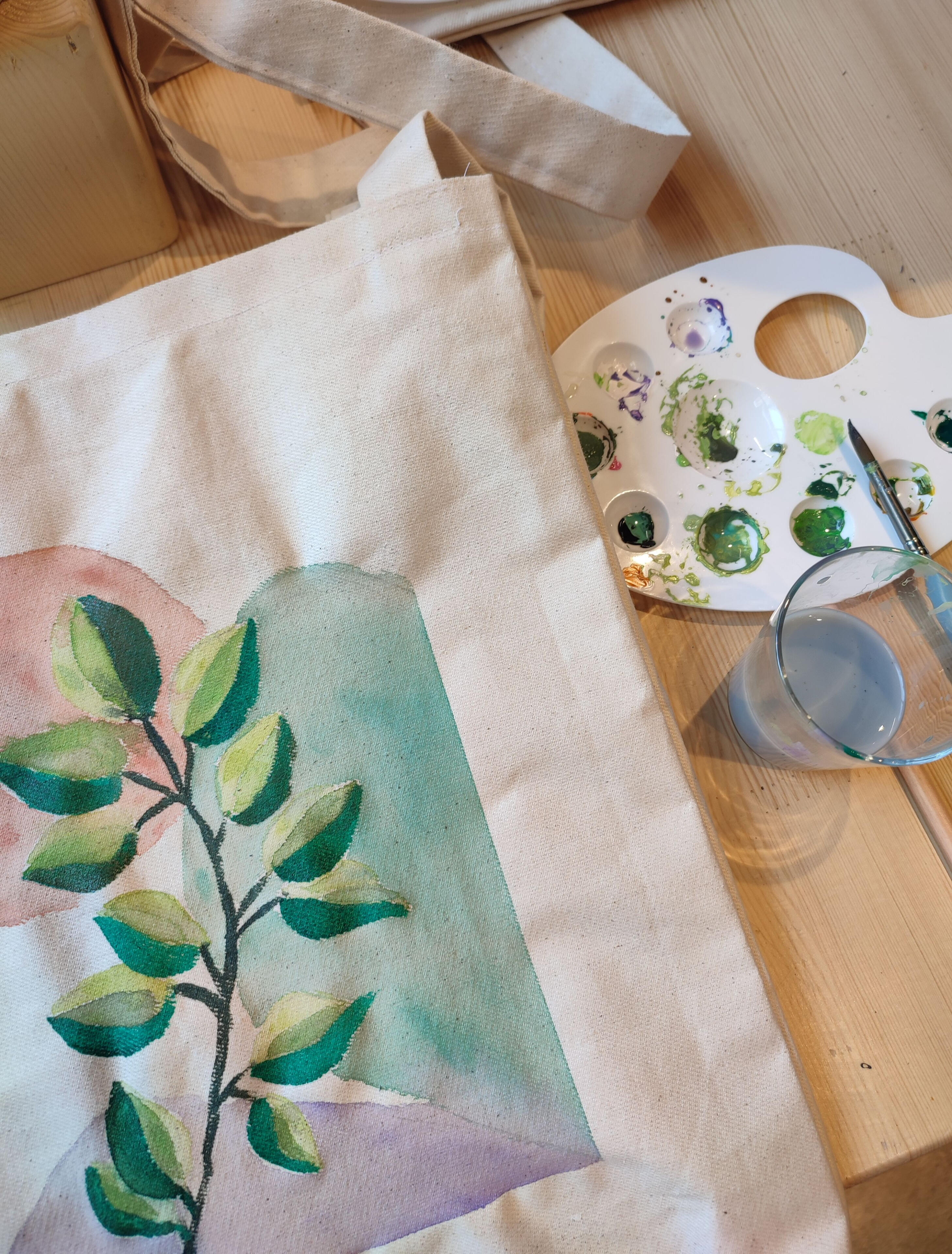 VIVI Karlsruhe Events Jutebeutel bemalen Tacos & Tote Bags